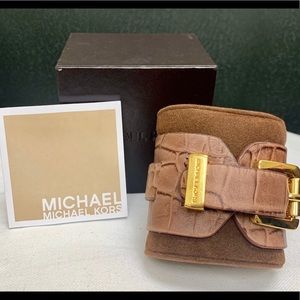 Michael Kors Leather Cuff